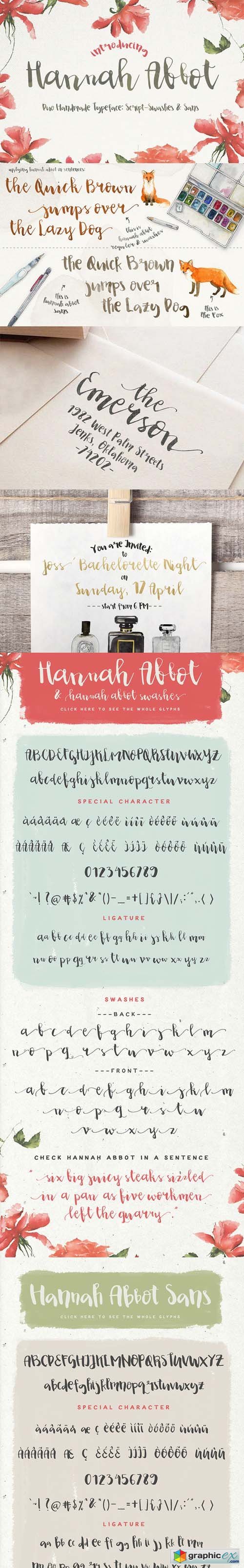 Hannah Abbot font