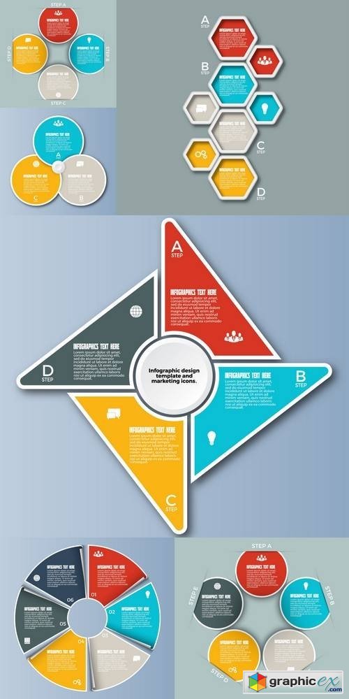 Infographic Design Template and Marketing Icons