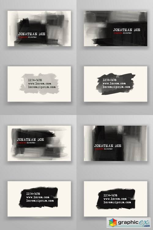 Creative Business Card Templates with Minimalistic Design