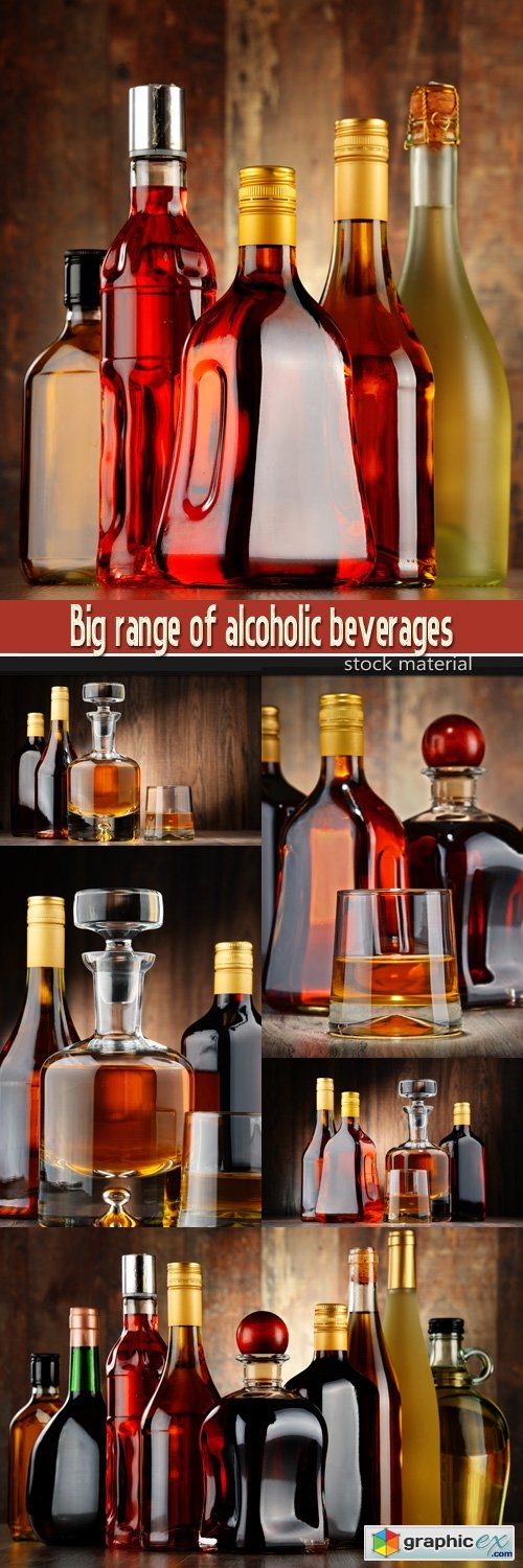 Big range of alcoholic beverages
