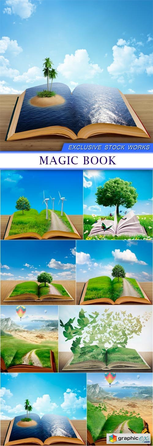 Magic book 8X JPEG