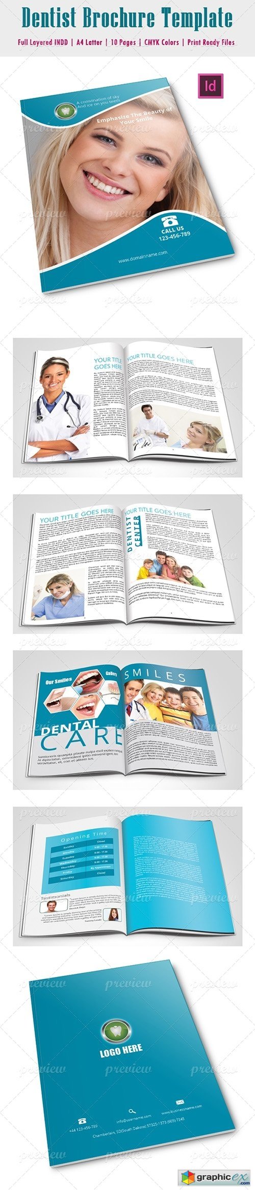 CodeGrape Dentist Brochure Template 2059