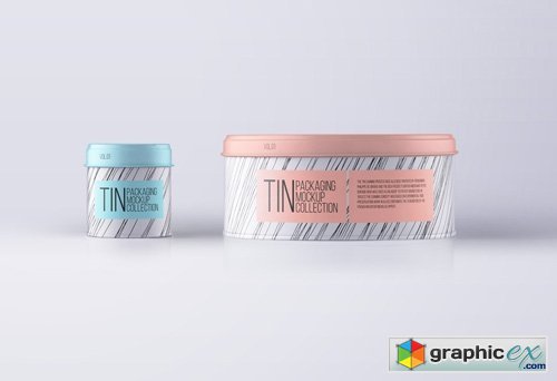 Psd Tin Container Packaging Vol 1