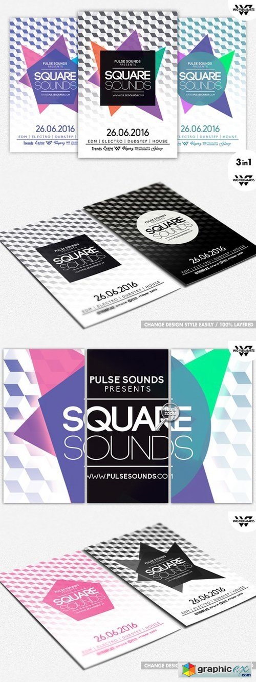 Square Flyer Template
