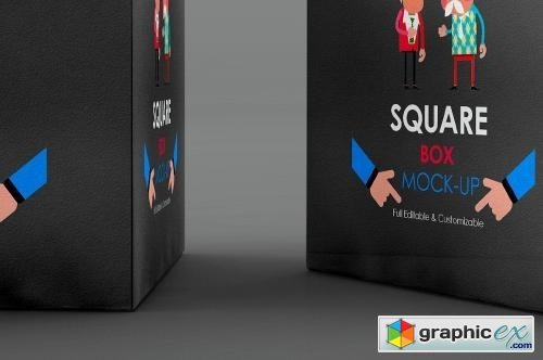 Square Box Mock-Up