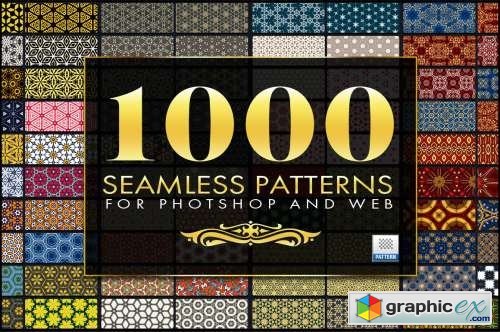 1000 Seamless Web Patterns - Bundle
