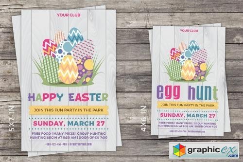 Easter Party Invitation Flyer