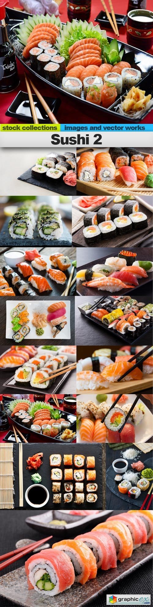 Sushi 2, 15 x UHQ JPEG