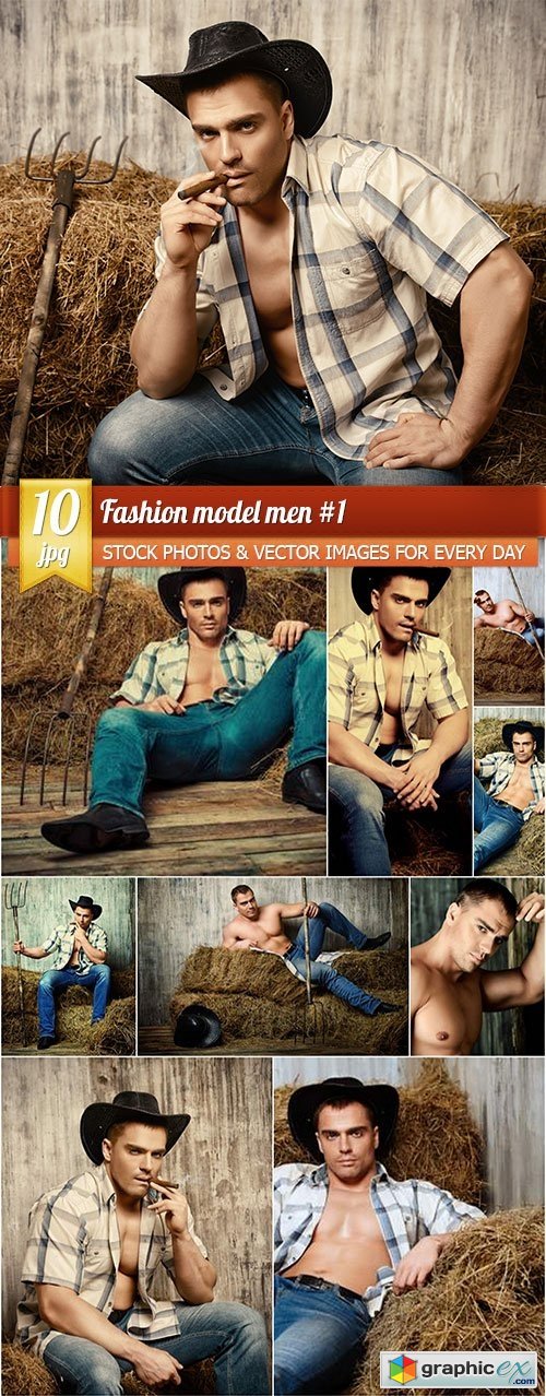 Fashion model men #1, 10 x UHQ JPEG