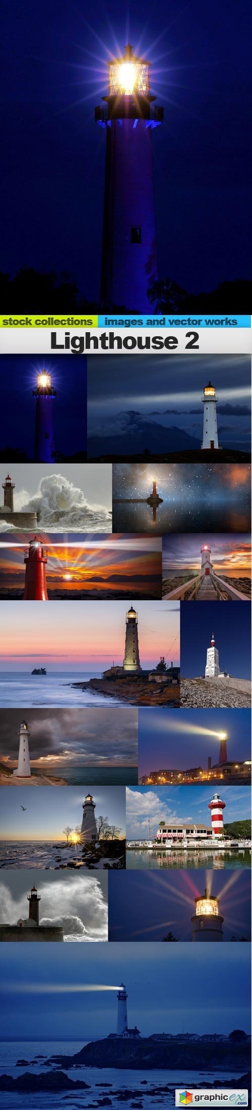 Lighthouse 2, 15 x UHQ JPEG