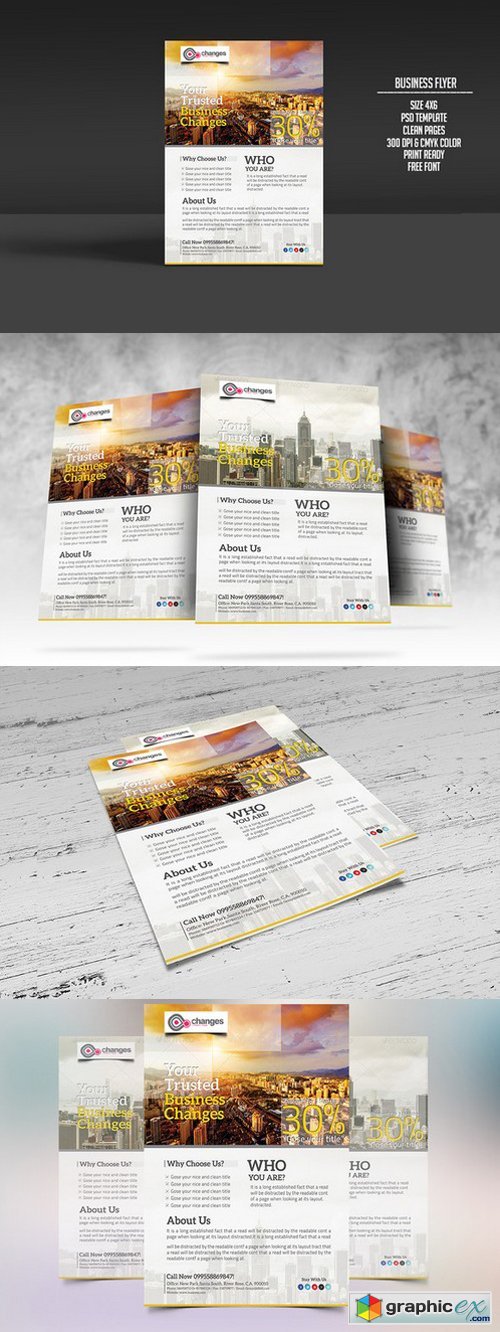Modern And Clean Business Flyer