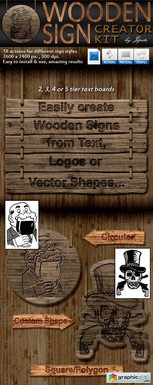 Wooden Sign Creator Kit