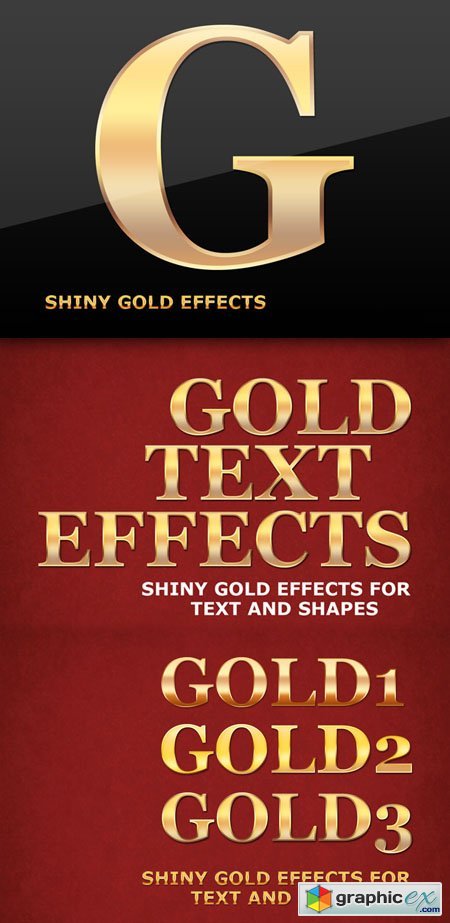 Gold Text Effects in Photoshop