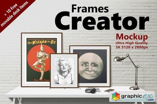 FRAMES CREATOR MOCKUP (res. 5K)
