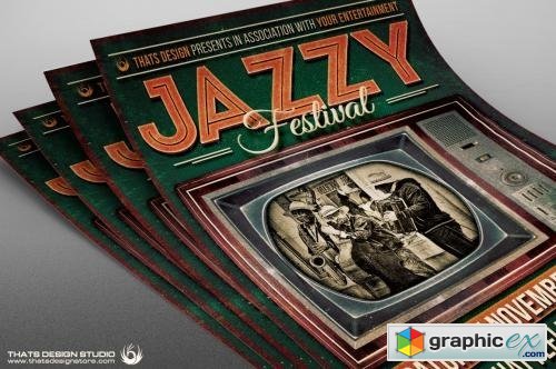Jazz Festival Flyer Template V6