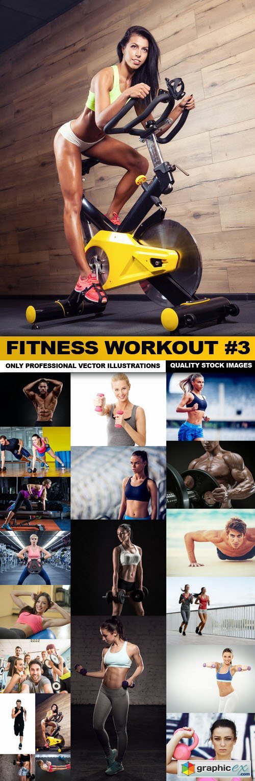 Fitness Workout #3 - 20 HQ Images
