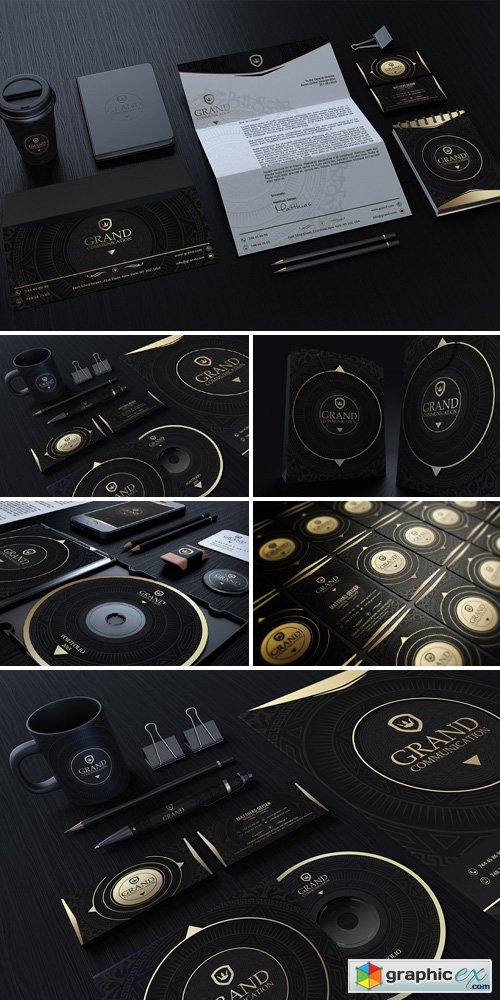 Gold And Black Corporate Identity