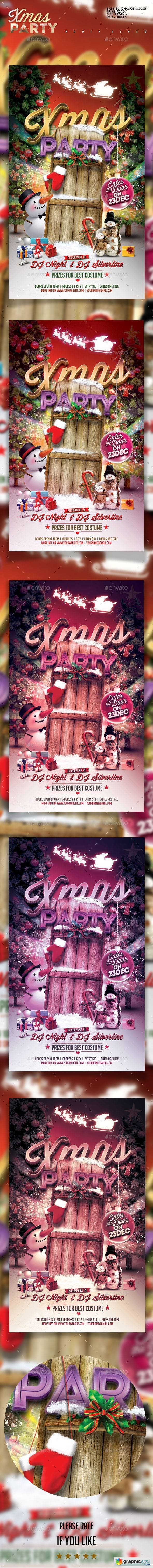 Xmas Party Flyer Template