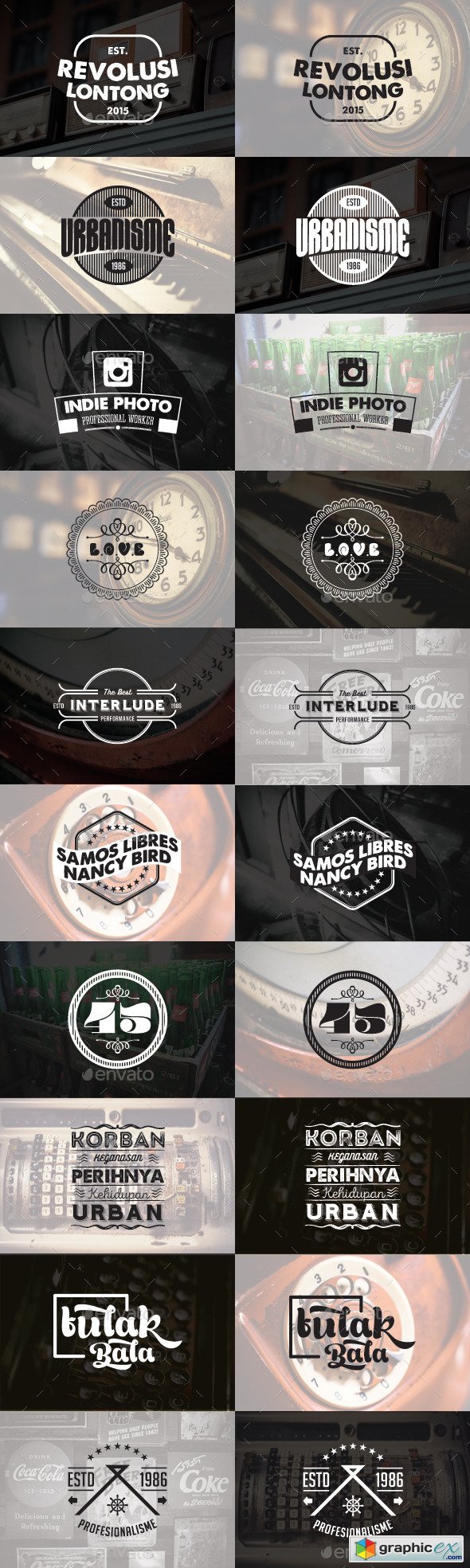 10 Badges and Stickers - Vol 4