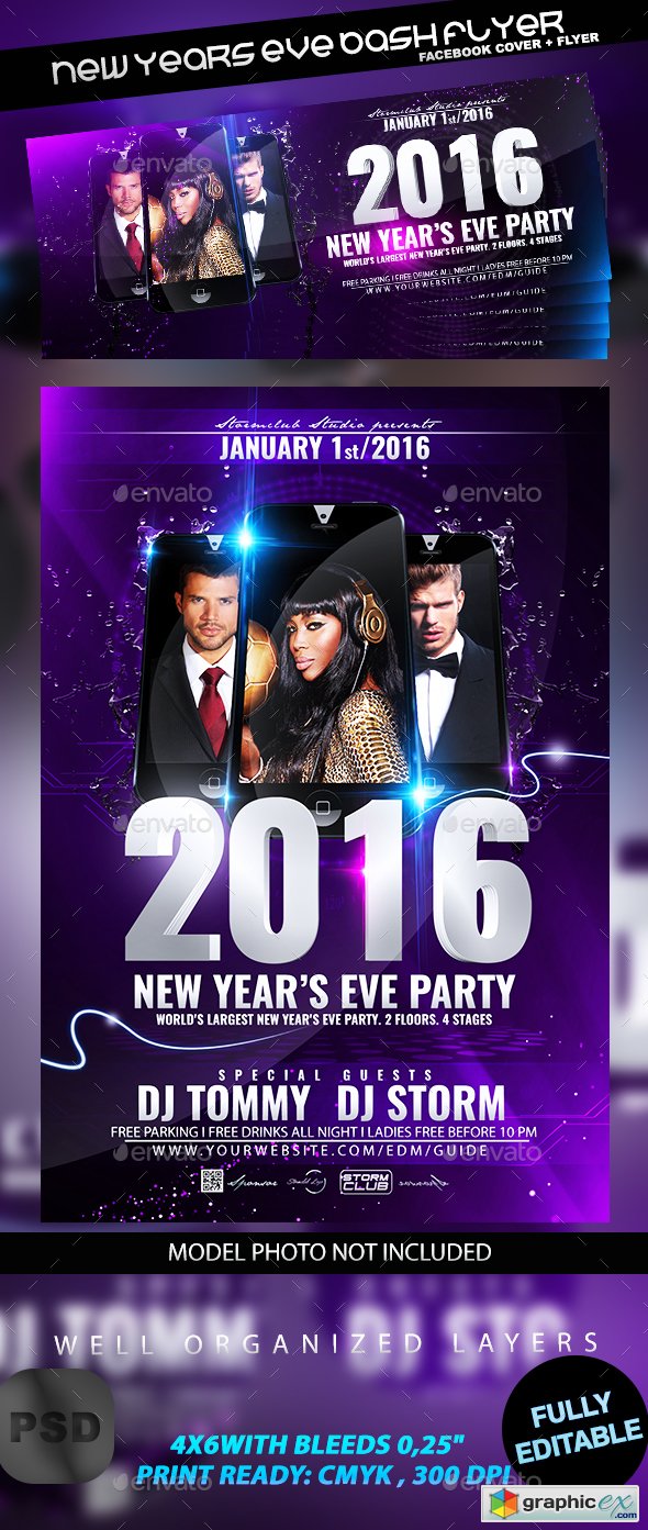 New Years Eve Bash Flyer