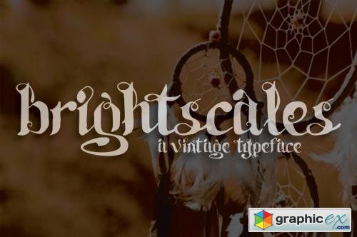 Brightscales Typeface
