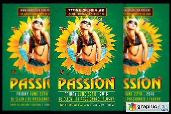 Passion Summer Flyer Template