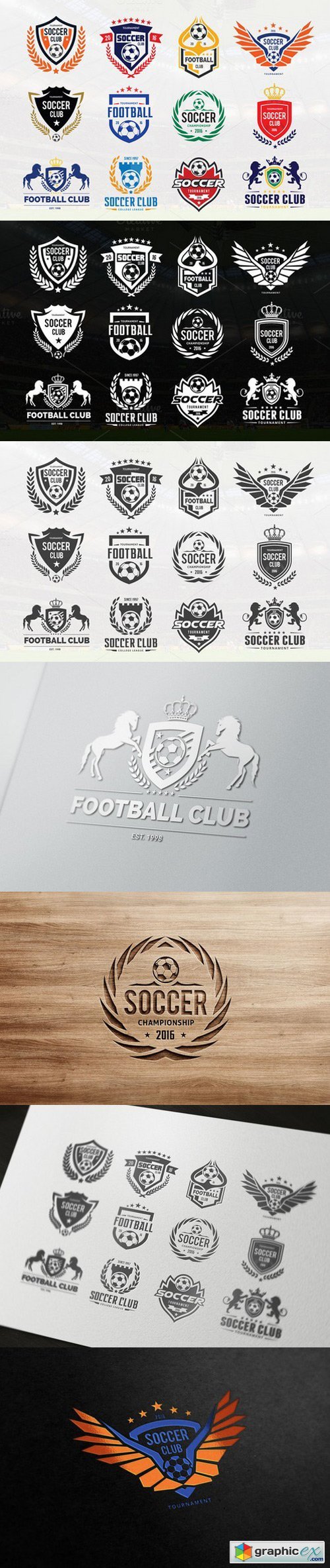 Soccer Logo Football logo collection