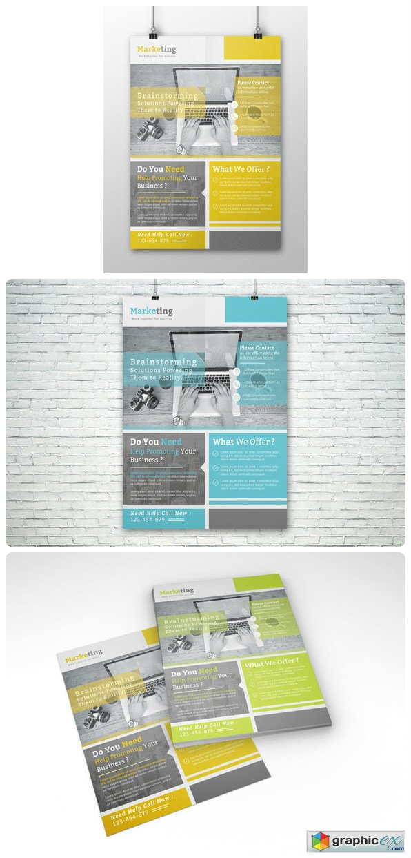 Corporate Flyer Template New 624324