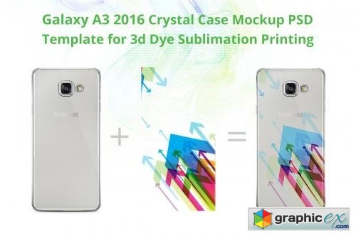 Galaxy A3 2016 3d Crystal Case