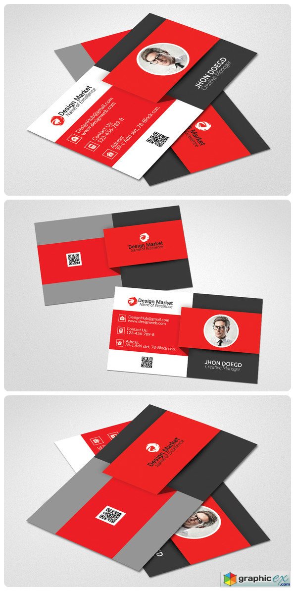 Vectored Business Card Template