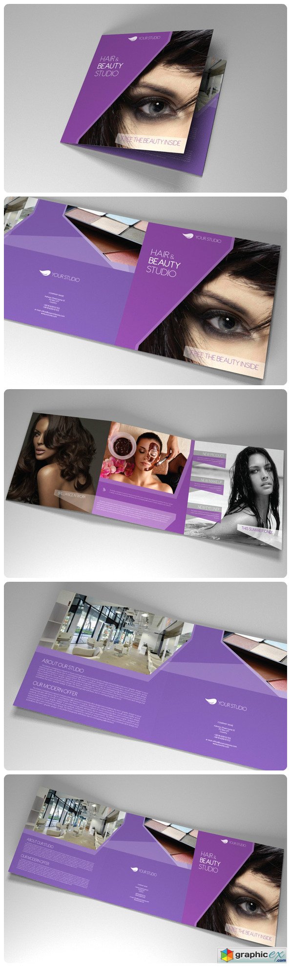 Indesign brochure Hair & Makeup