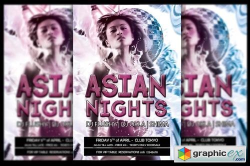 Asian Nights Flyer