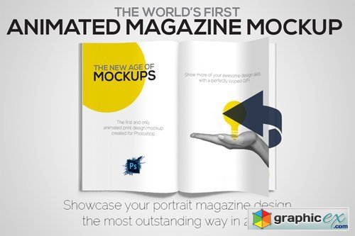 Animated Magazine/Brochure Mockup