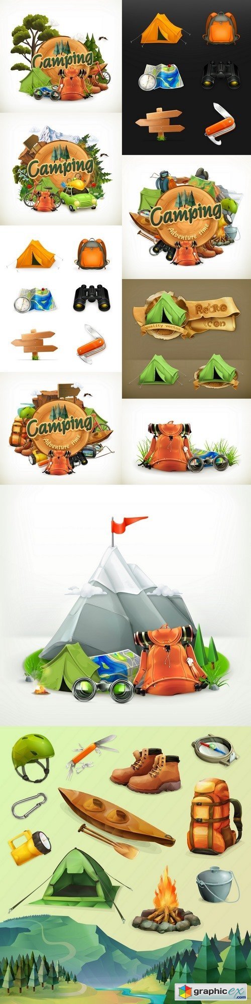 Camping. Adventure time