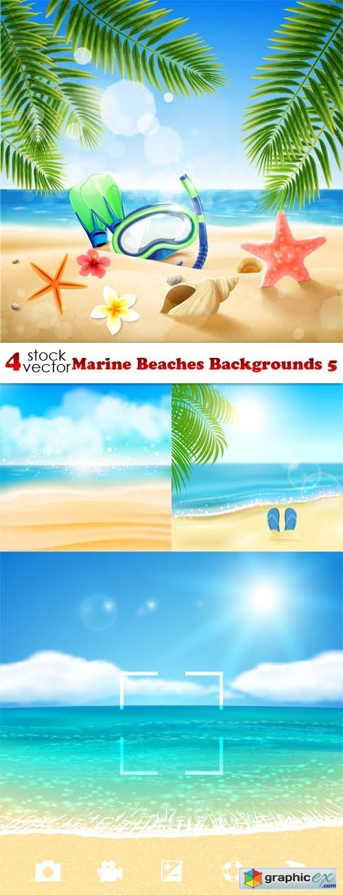 Marine Beaches Backgrounds 5