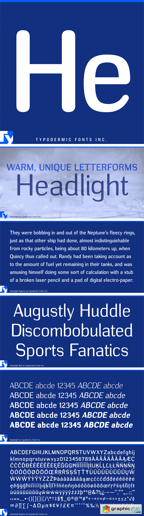 Headlight Font Family