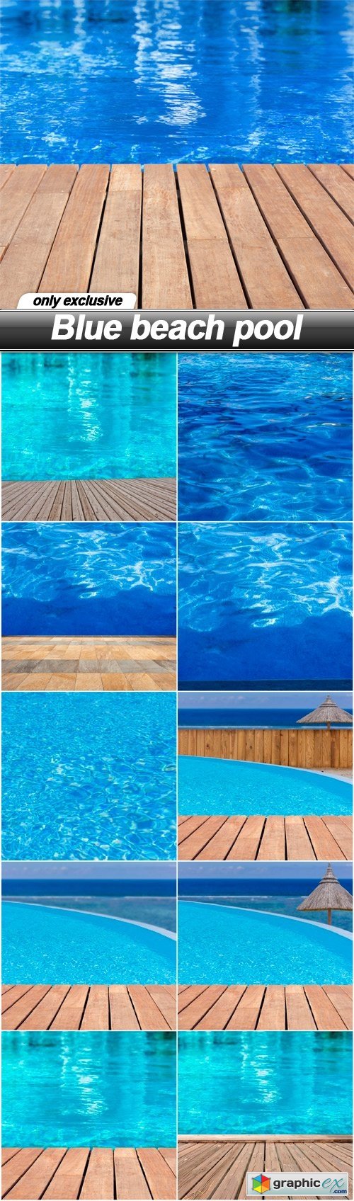 Blue beach pool - 11 UHQ JPEG
