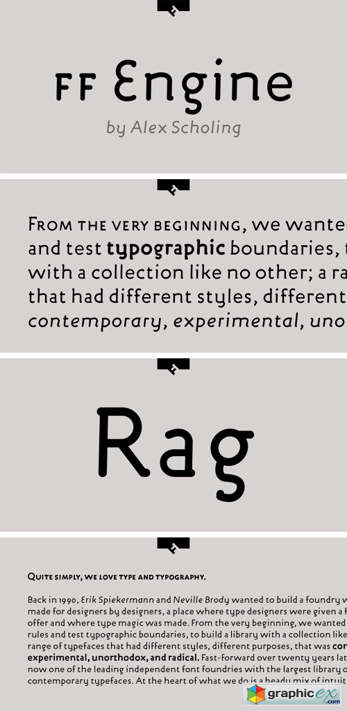 FF Engine Font Family