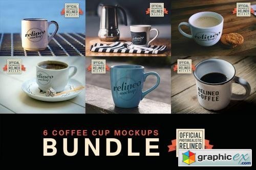 Coffee Cup Mock-up Pack Relineo