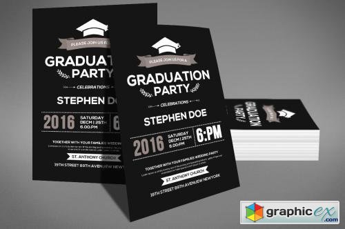 Simple Graduation Invitation 607560