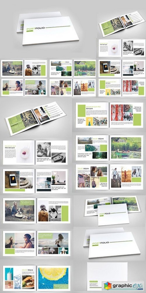 InDesign Portfolio brochure- V127