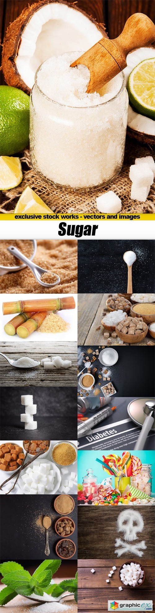 Sugar - 15x JPEGs