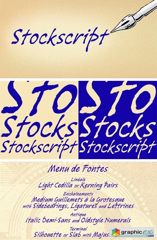 Stockscript Font
