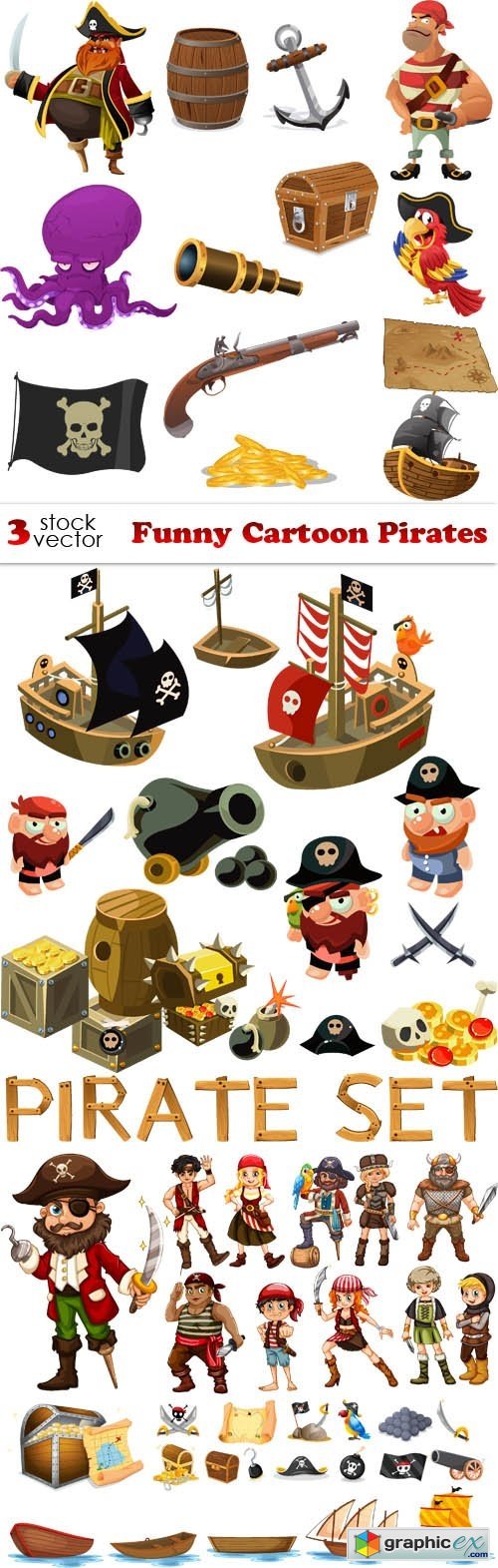 Funny Cartoon Pirates