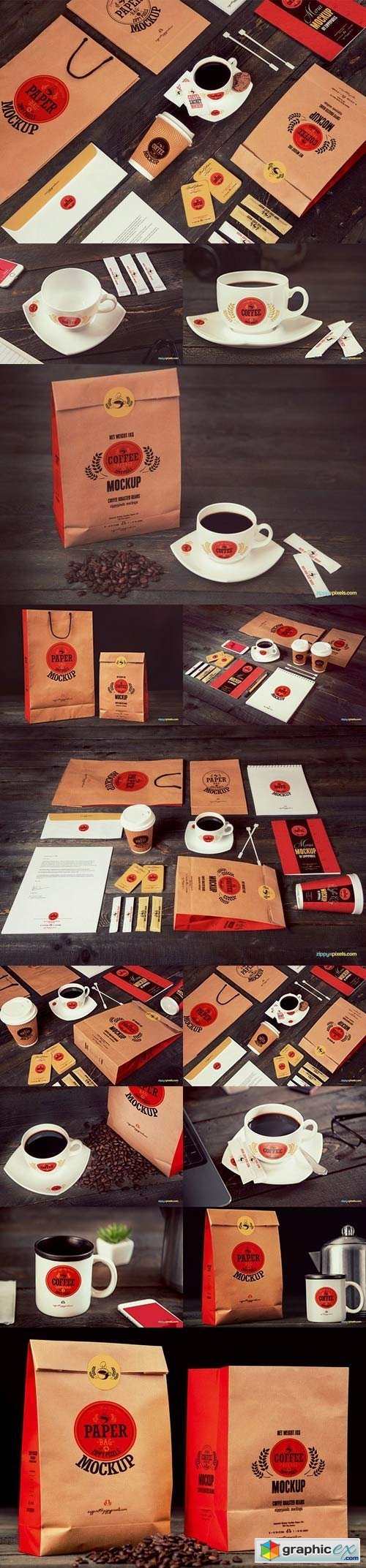 Coffee Branding & Packaging Mockups