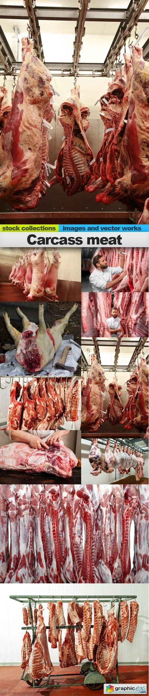 Carcass meat, 15 x UHQ JPEG