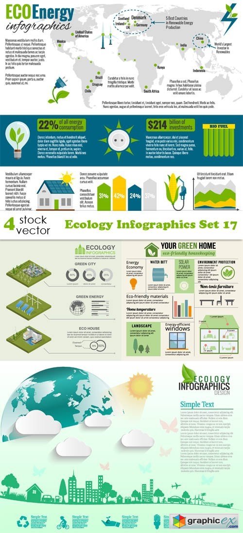 Ecology Infographics Set 17