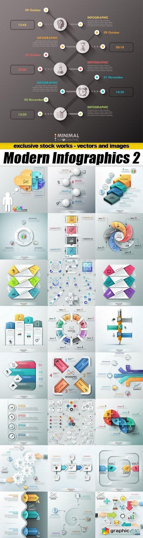 Modern Infographics 2 - 25xEPS