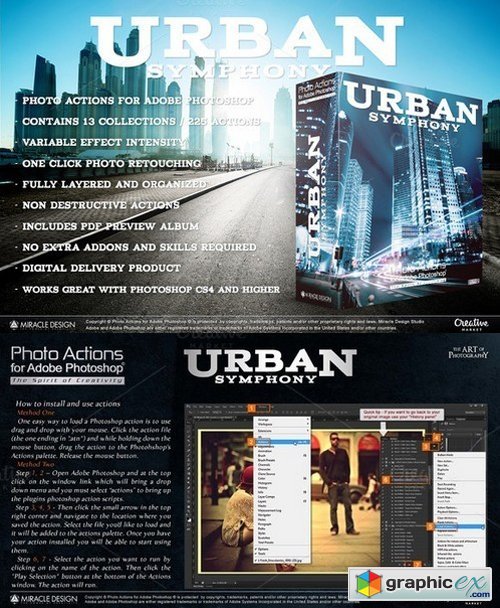 Actions for Photoshop / Urban