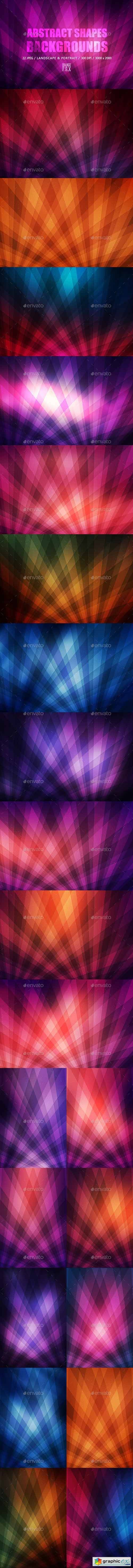 22 Abstract Shapes Backgrounds